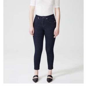 Seine High Rise Skinny Jeans 27 Inch - Dark Indigo